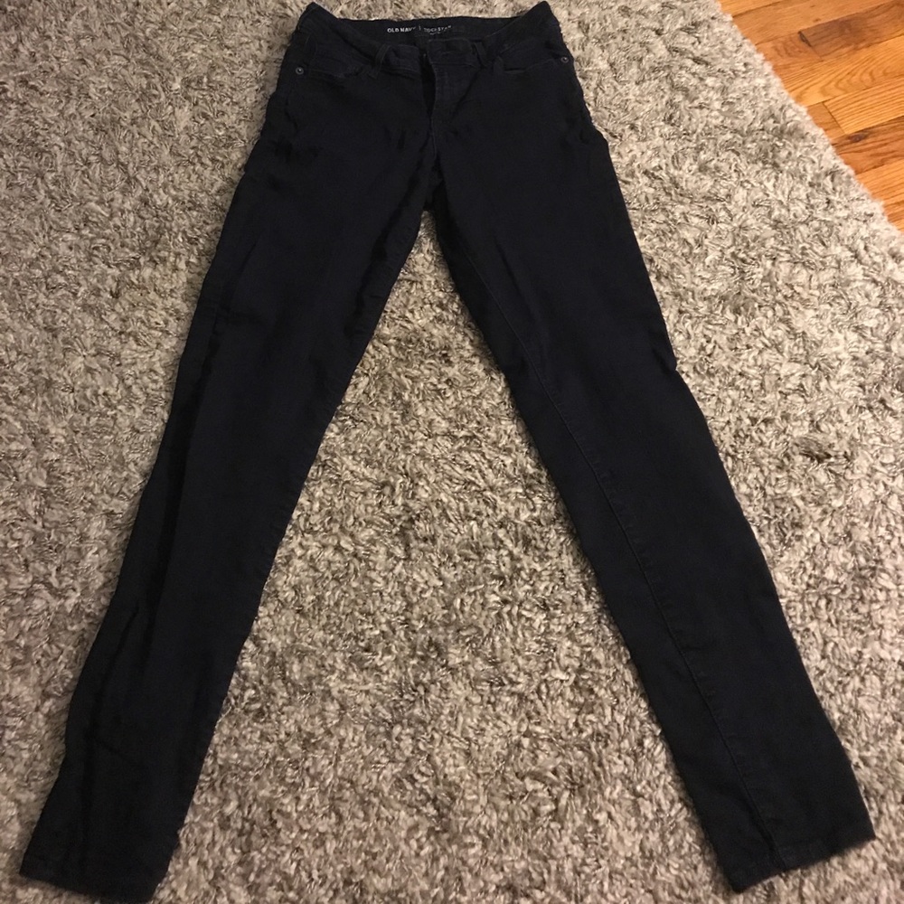 Dark blue jeggings
