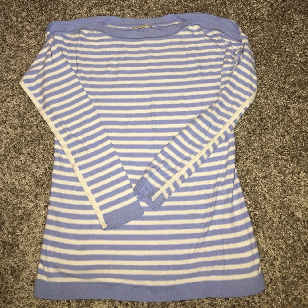 Gap Blue and white striped sweater