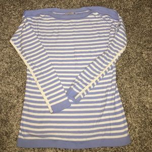 Gap Blue and white striped sweater