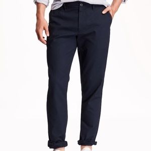 Old Navy men’s broken-in straight navy khakis