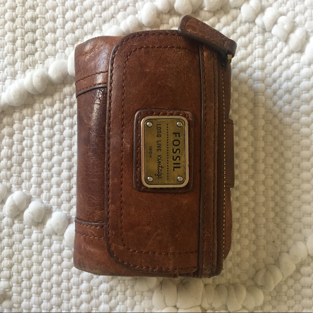Leather Fossil wallet