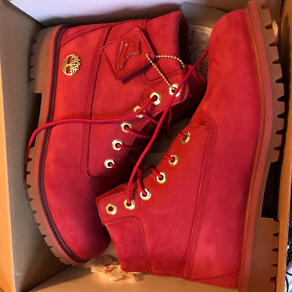 Timberland Limited release red tims