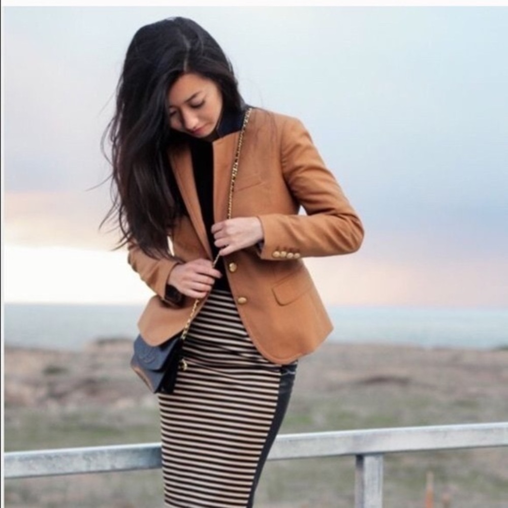 Jcrew Camel Blazer