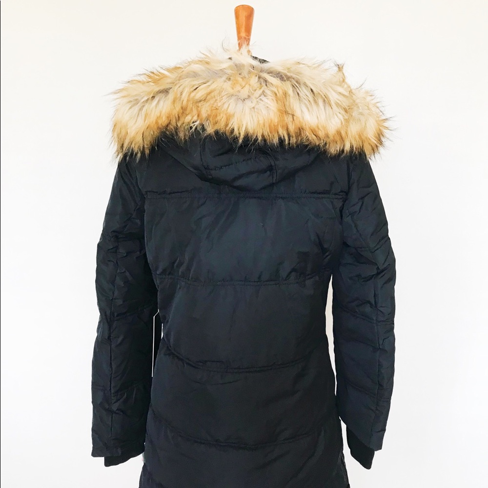 Last One Sz M 🌹Bebe hooded long puffer jacket - Picture 5 of 8