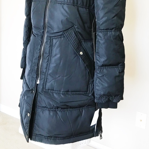 Last One Sz M 🌹Bebe hooded long puffer jacket - Picture 3 of 8