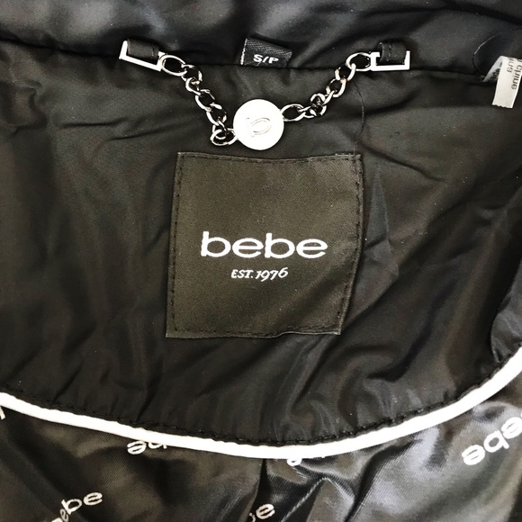 Last One Sz M 🌹Bebe hooded long puffer jacket - Picture 7 of 8