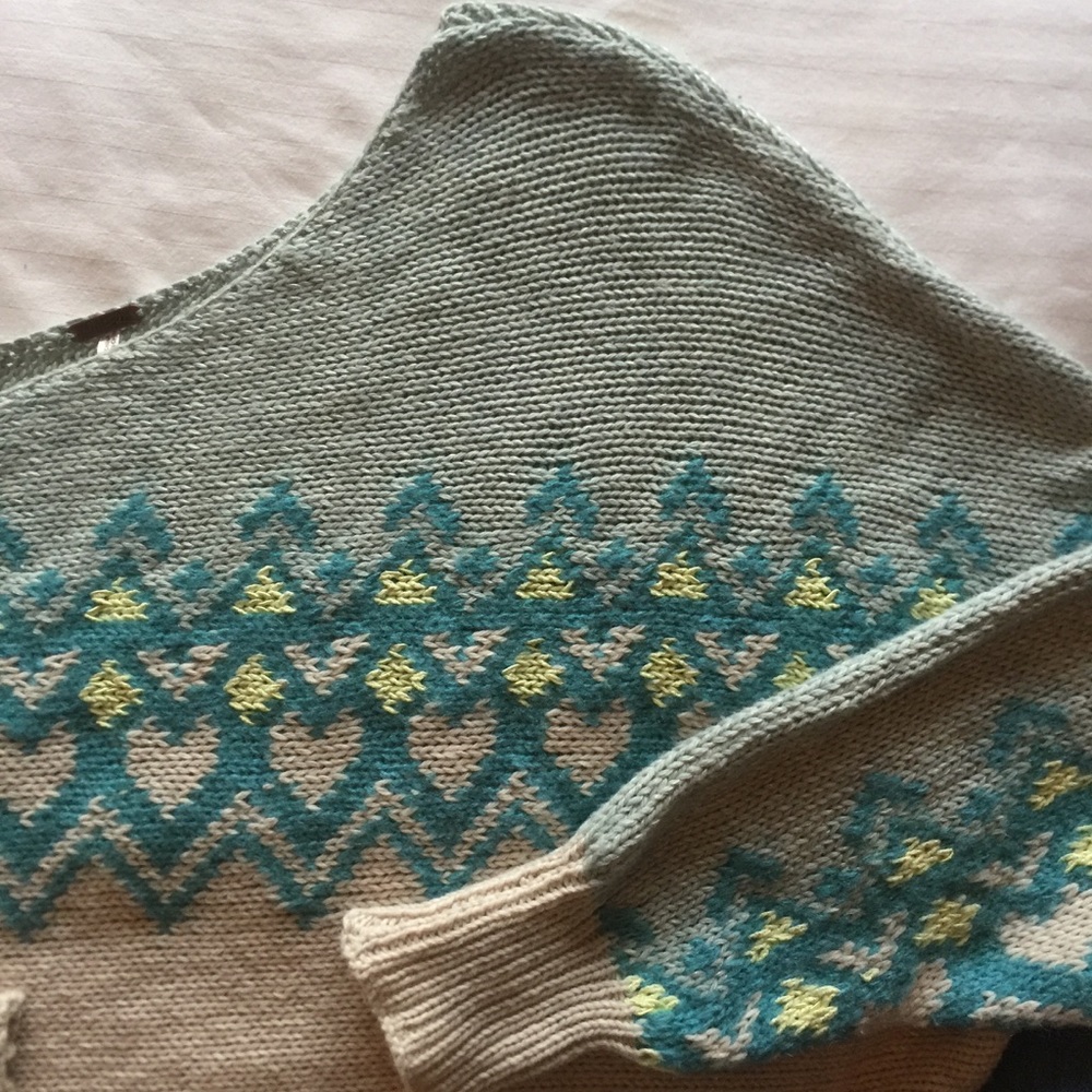 NWT Free People Off one shoulder sweater