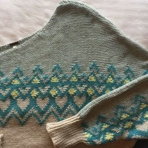 NWT Free People Off one shoulder sweater