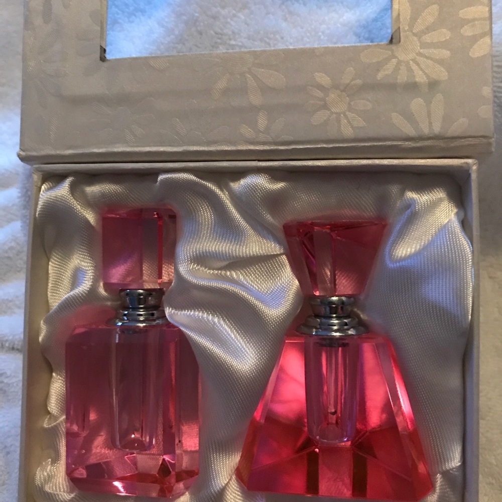 Oleg Cassini Crystal Perfume bottles