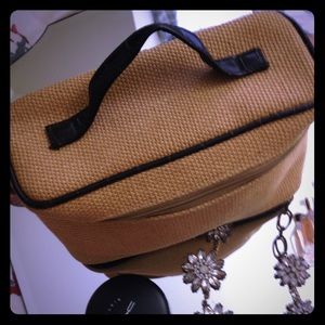 Sax 5th Avenue woven cosmetic bag