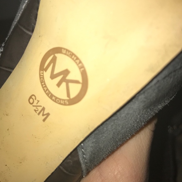 Michael kors booties - grey suede and leather - Picture 2 of 3