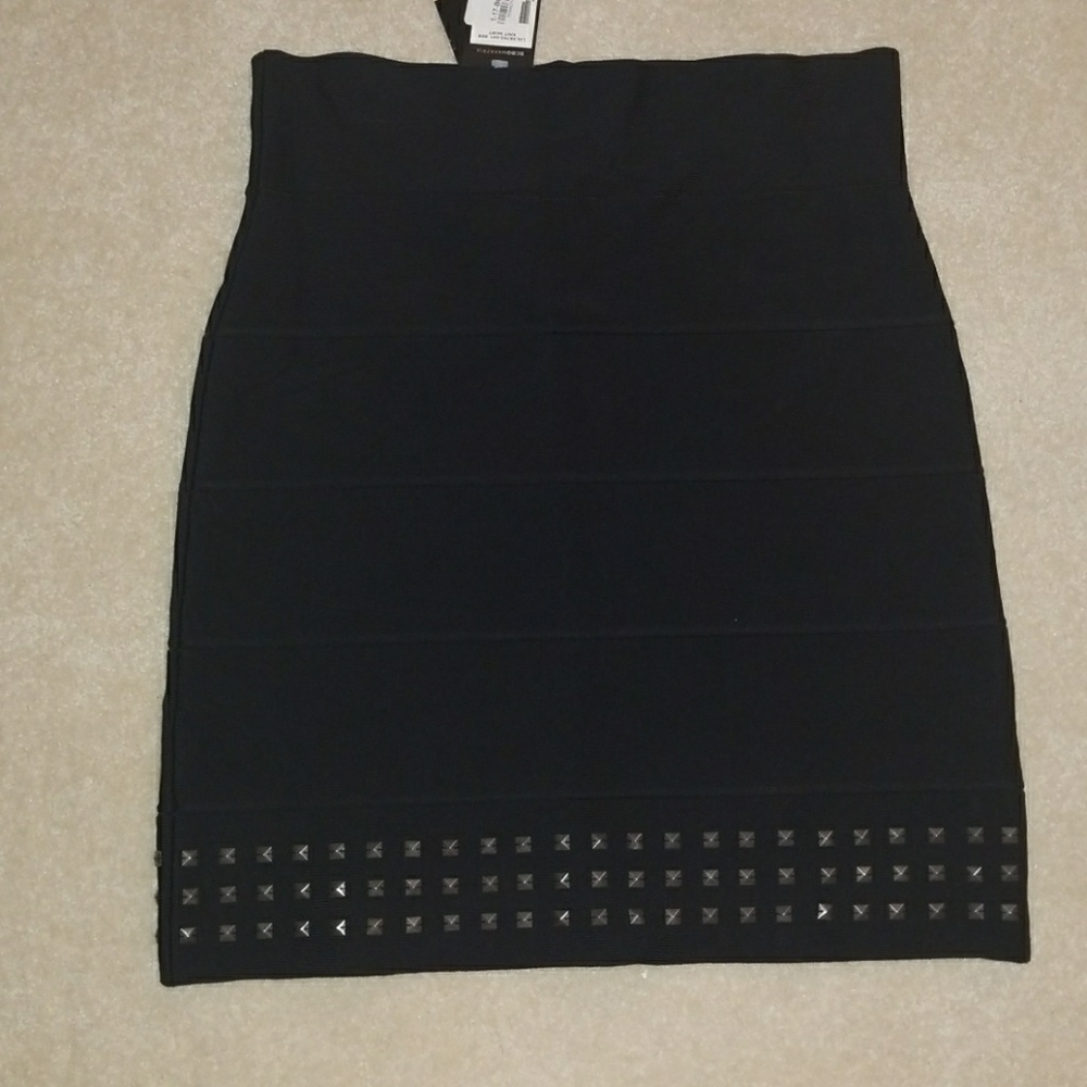 BCBG Pencil Body Con Skirt Black Medium