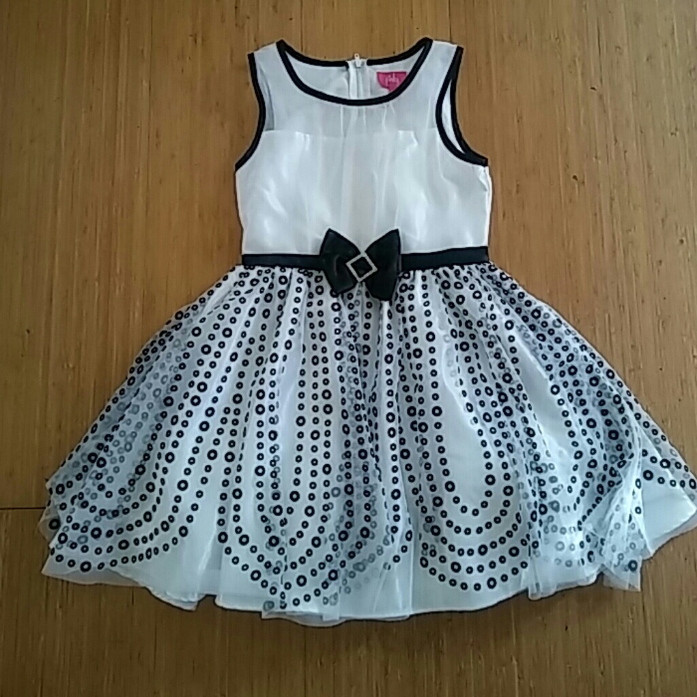 Black and white fancy dress