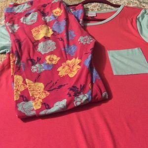 Lularoe Carly and TC leggings