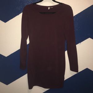 Long sleeved t shirt dress