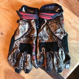 Huntworth men’s camo hunting gloves