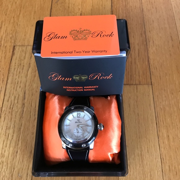 Glam Rock Miami Collection Patent Leather Watch main image 4