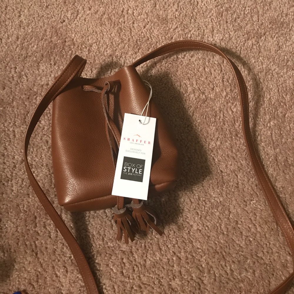 Small brown crossbody bag