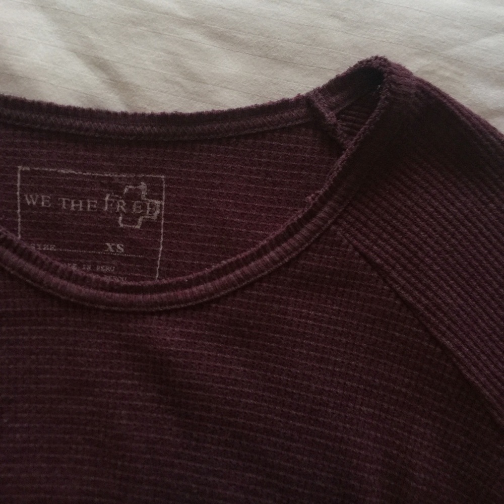 FP We The Free purple thermal top