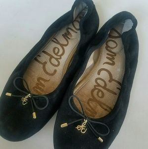 Sam Edelman Black Suede flats size 6
