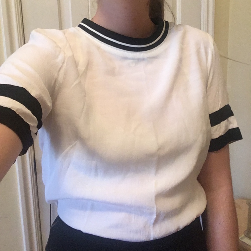 Black and white top