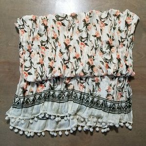 Lucky Brand floral rectangle scarf