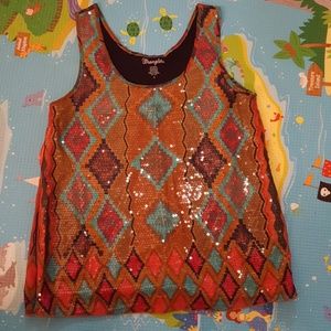 Aztec current boho glam