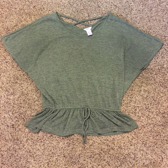 Olive Green Dress Shirt - Picture 1 of 2