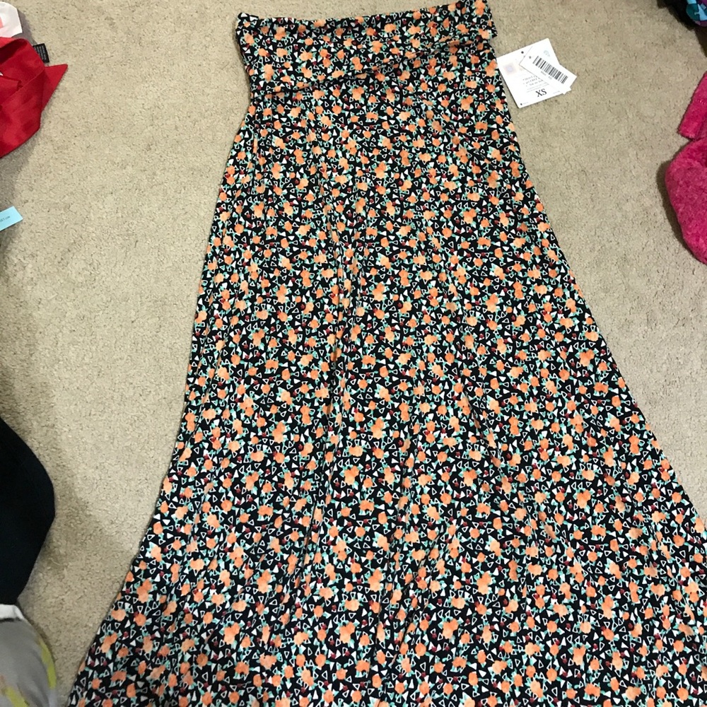 New with tags LLR maxi rose skirt