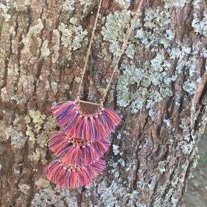 Rose Gold tassel Necklace