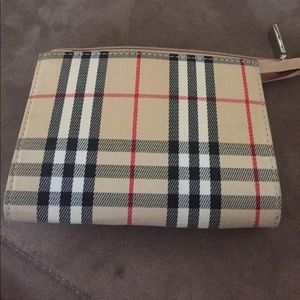 Plaid Lane Printed  Zip Wallet
