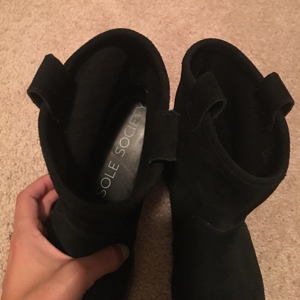 Sole Society Slouch Booties