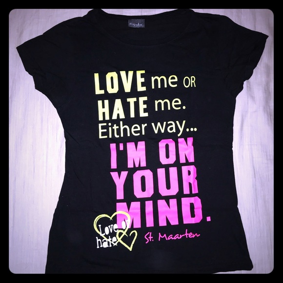 Tops - *DONATED* T-shirt from St. Maarten; Size M