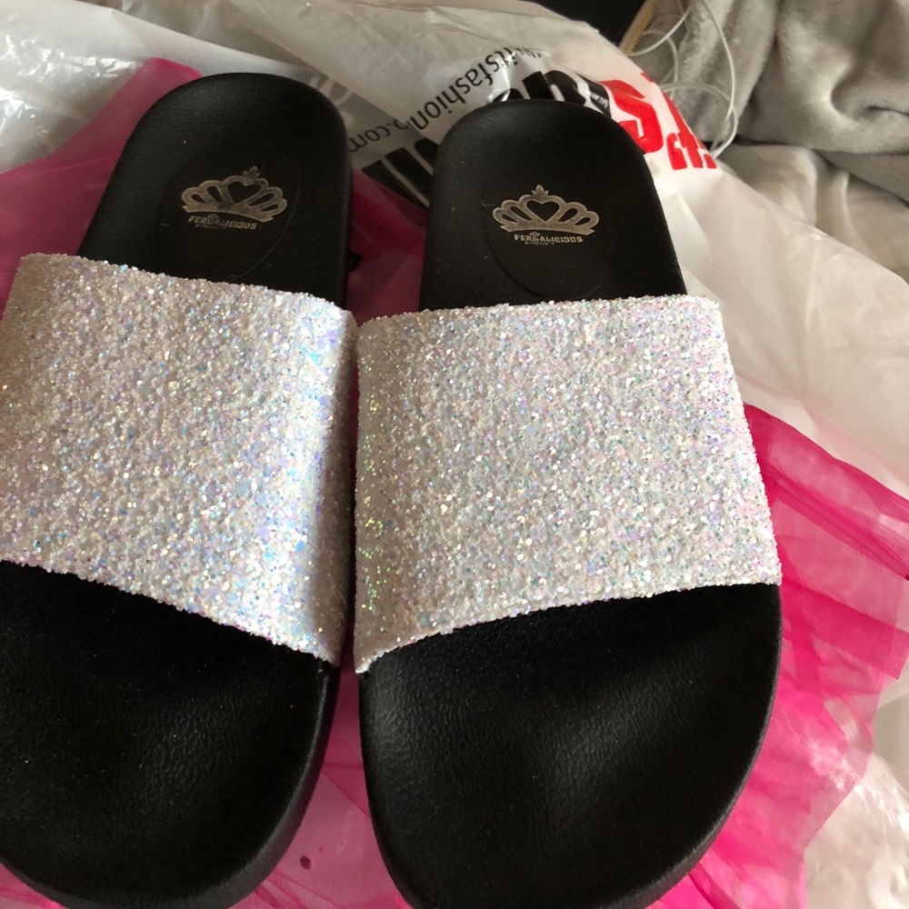Glitter slides