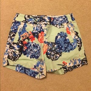 J. Crew patterned shorts. Size 4