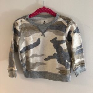 J Crew baby camo sweatshirt
