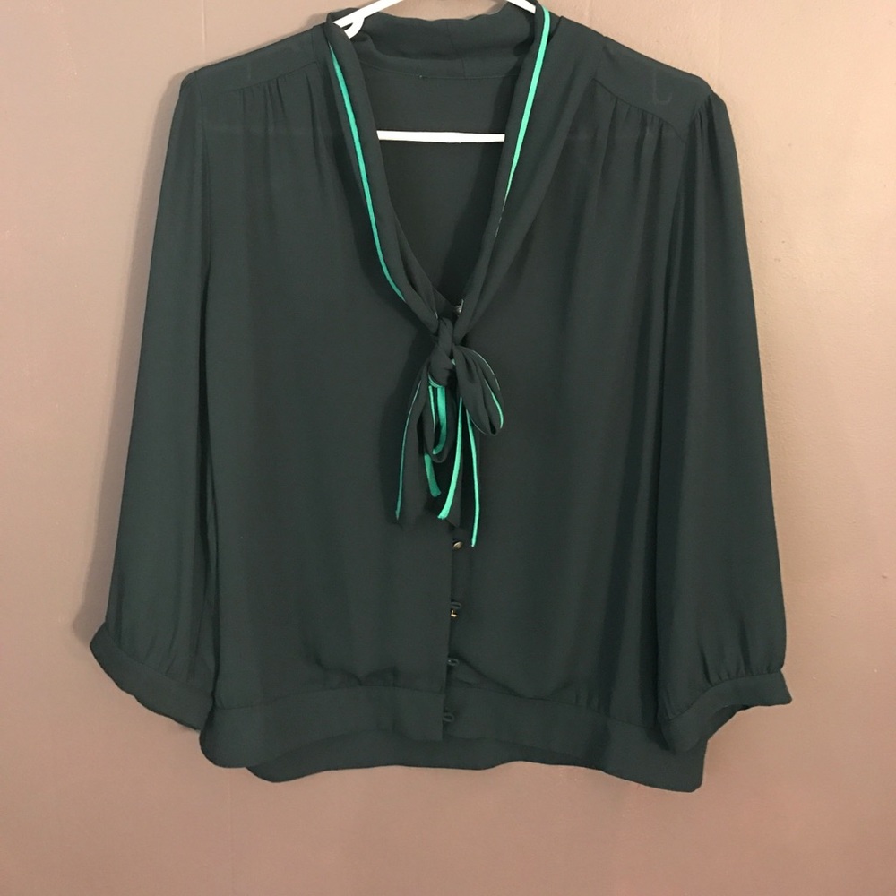 Deep Teal Blouse