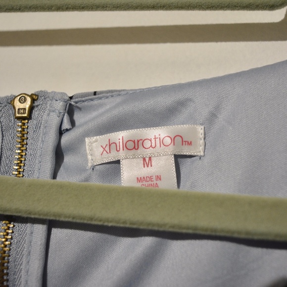 XHILARATION Blue Floral Dress - Picture 4 of 5