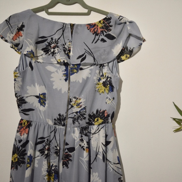 XHILARATION Blue Floral Dress - Picture 3 of 5
