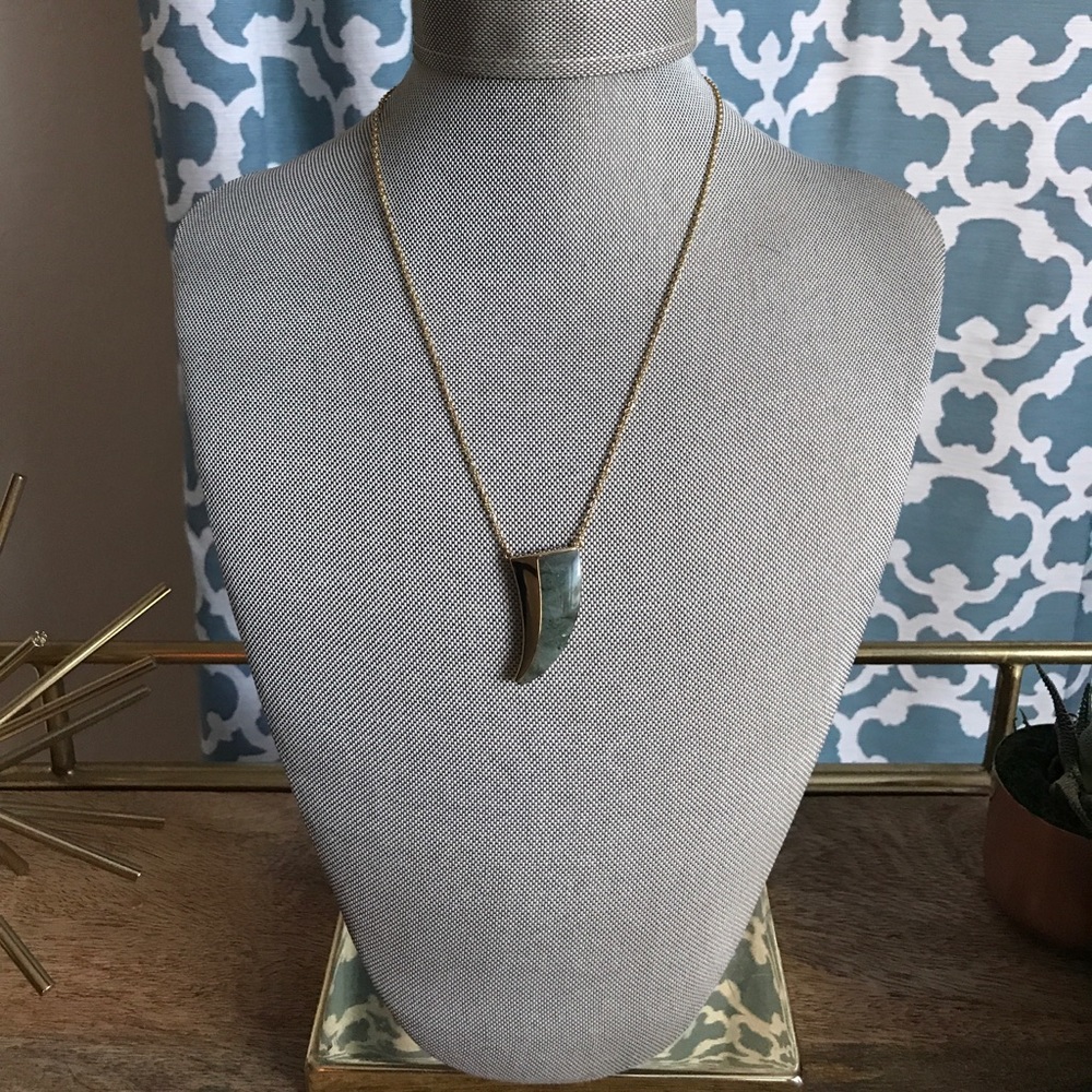 Stella & Dot Split Stone Pendant - image 1