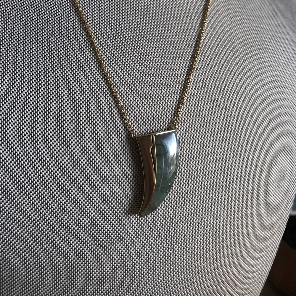 Stella & Dot Split Stone Pendant - image 2