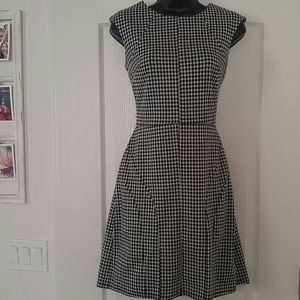 Houndstooth Sheath Dress