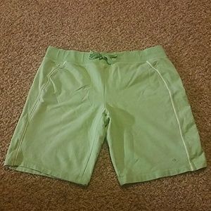 Green shorts