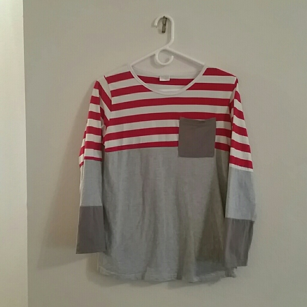 Cute Christmas colorblock Tee