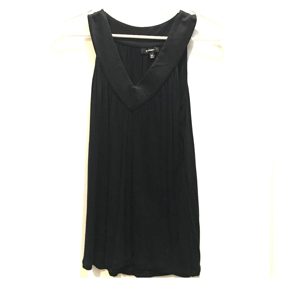 express • dressy v cut top