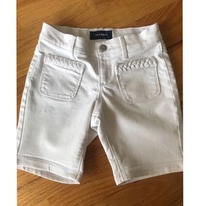 Lovely white shorts for Girls