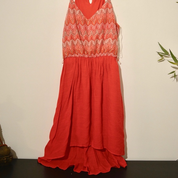 Red Patterned Dress - Picture 1 of 4