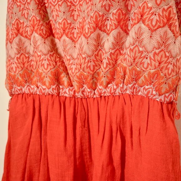 Red Patterned Dress - Picture 4 of 4