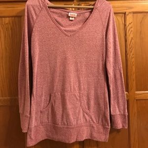 Mossimo hooded shirt