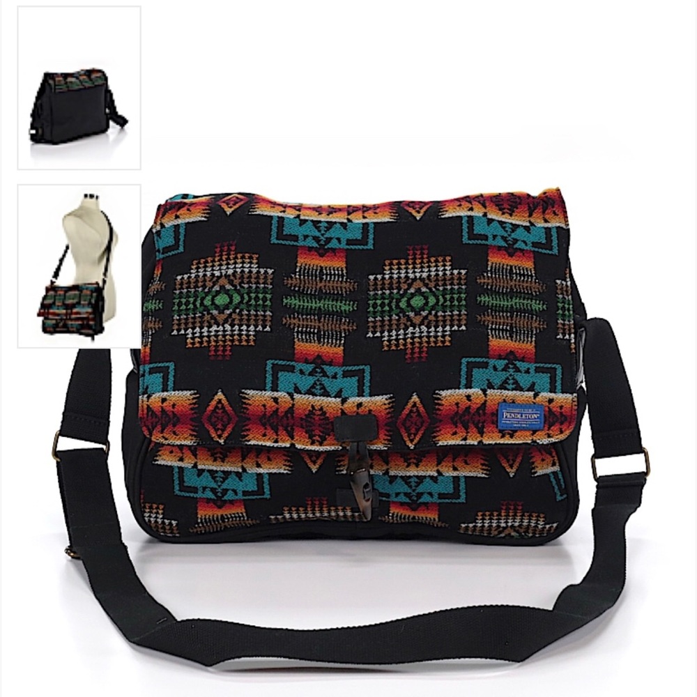 Pendleton Wool Tribal Print Messenger Laptop Bag